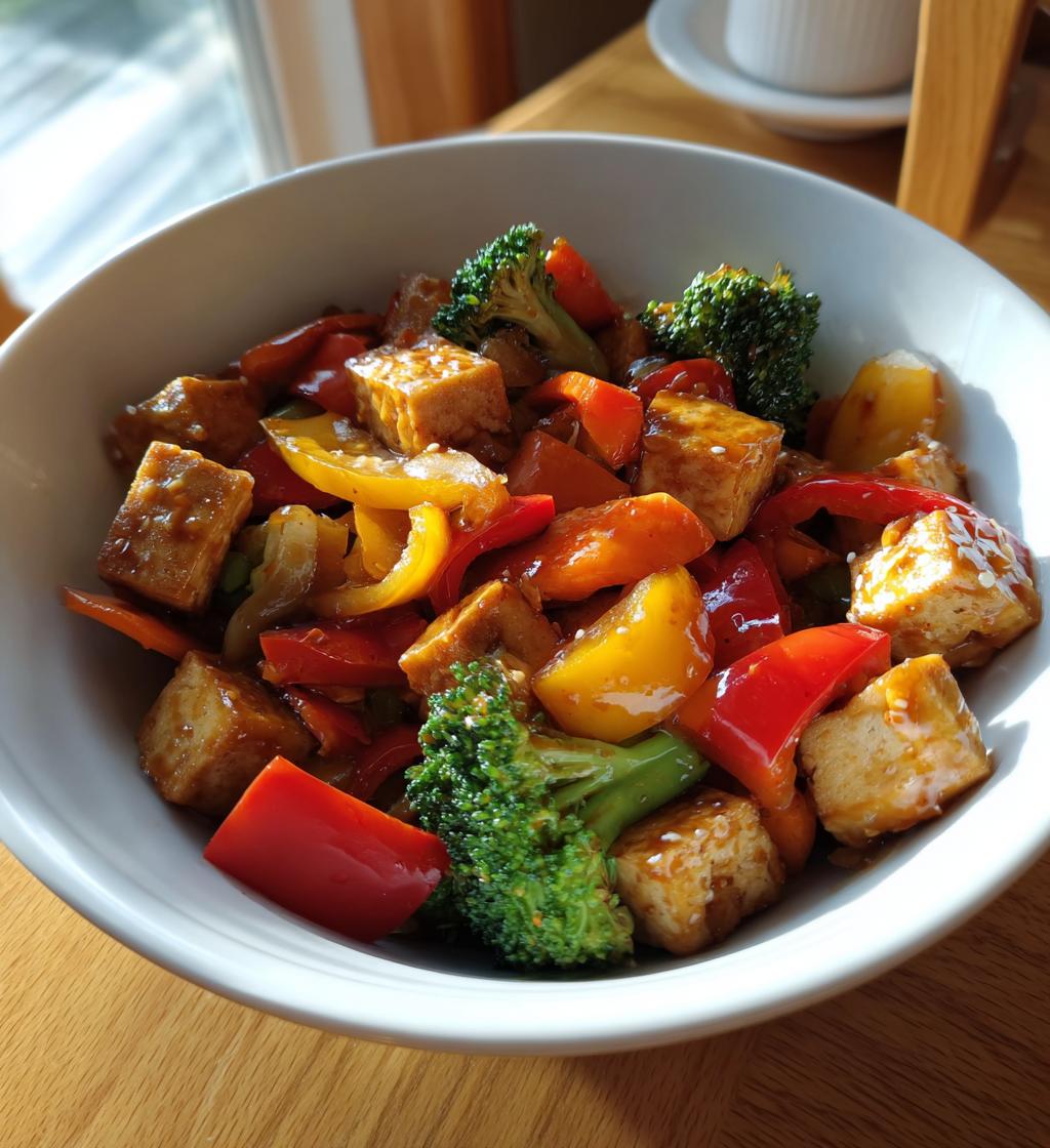 Grøntsagspande med tofu