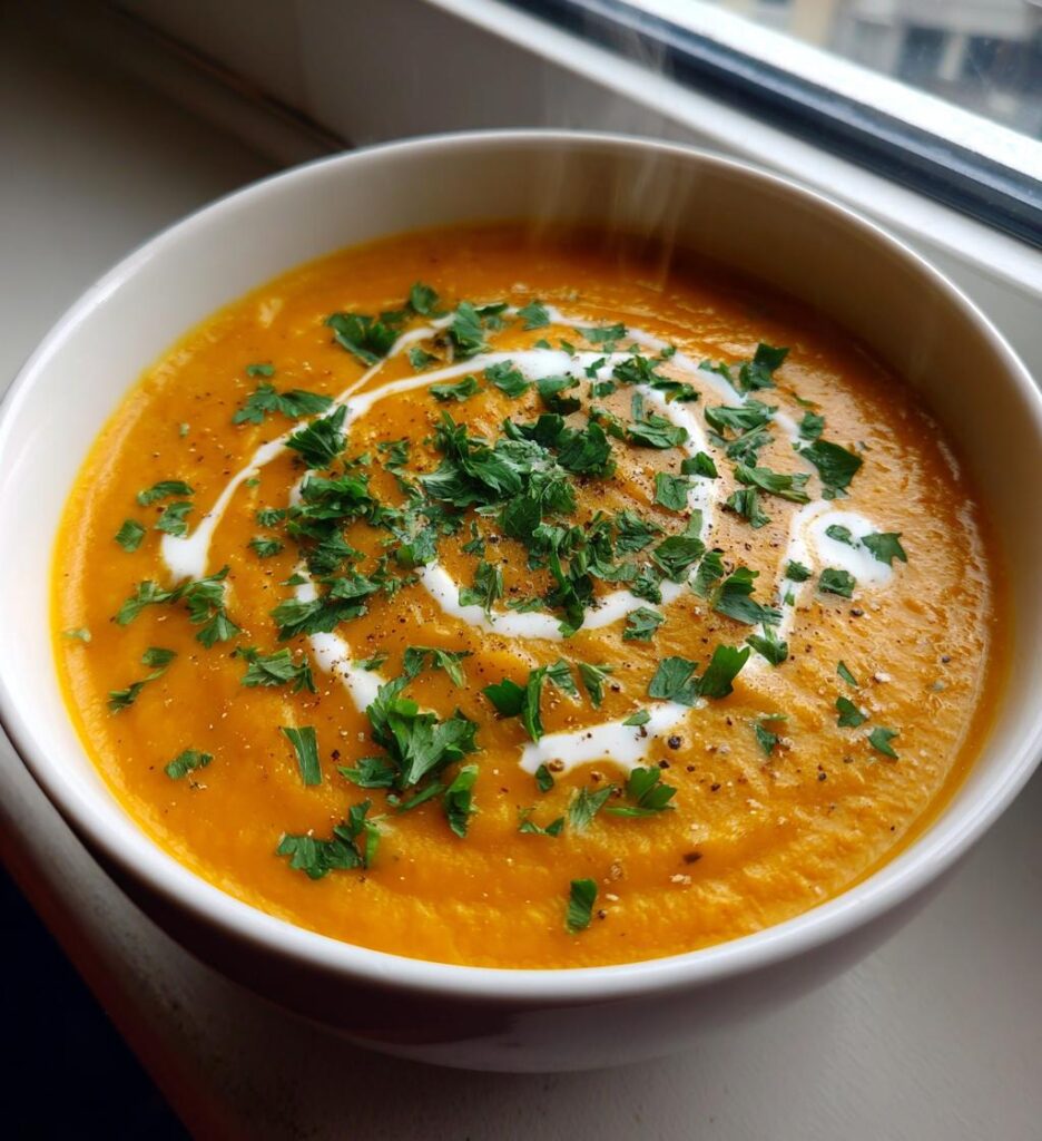 Gulerodssuppe med ingefær