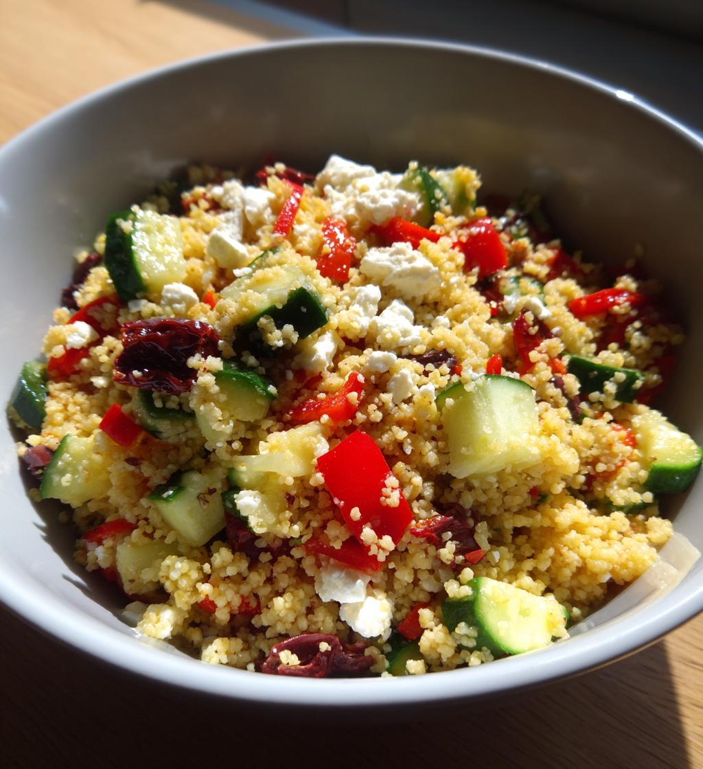 Hirsesalat mediterran