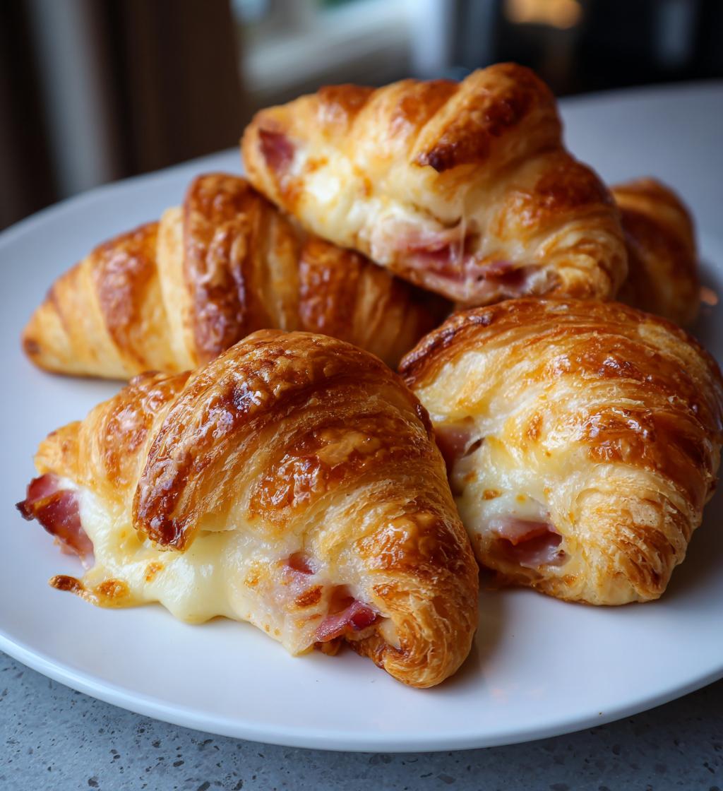 Mini Croissants gefüllt