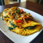Omelet med grøntsager