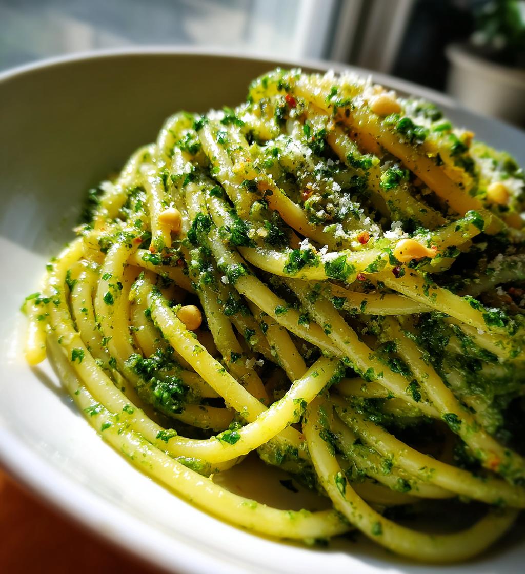 Pasta med pesto