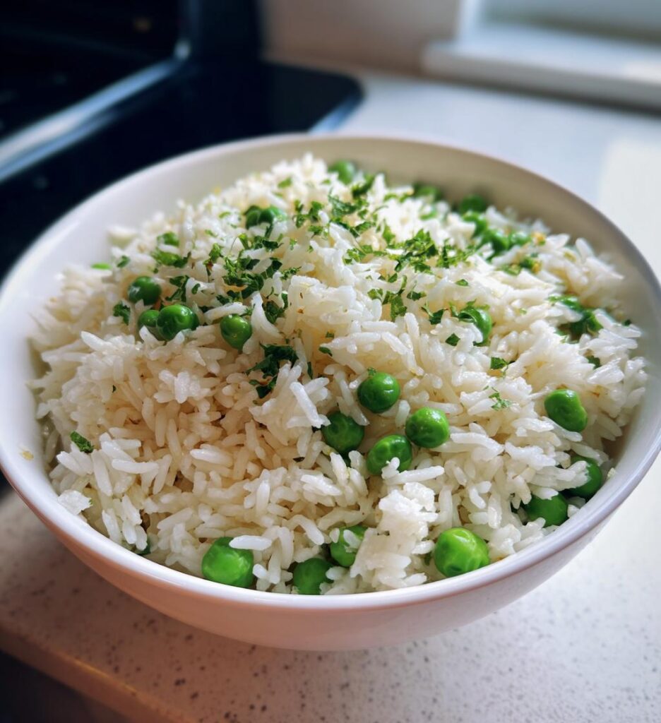 Reissalat med ærter