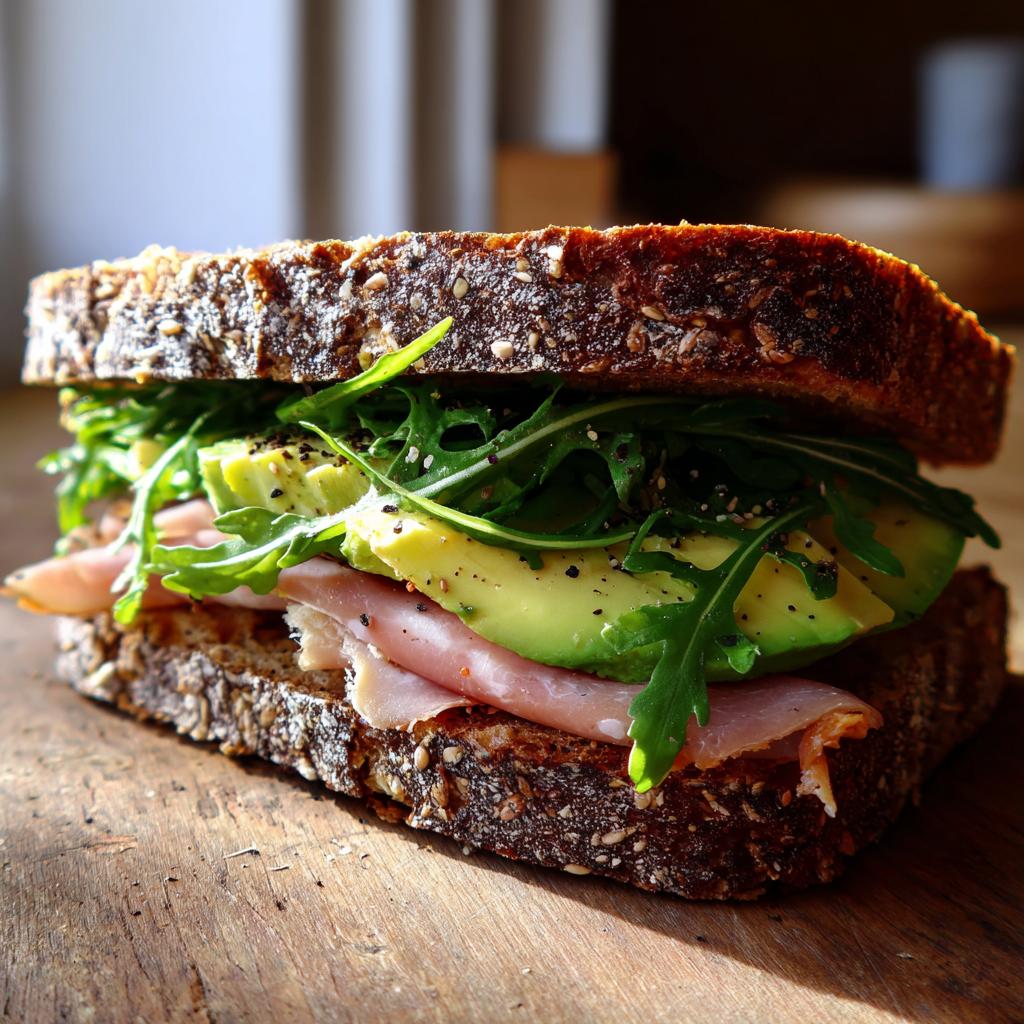 Rugbrødssandwich med avocado