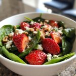 Spinatsalat med jordbær