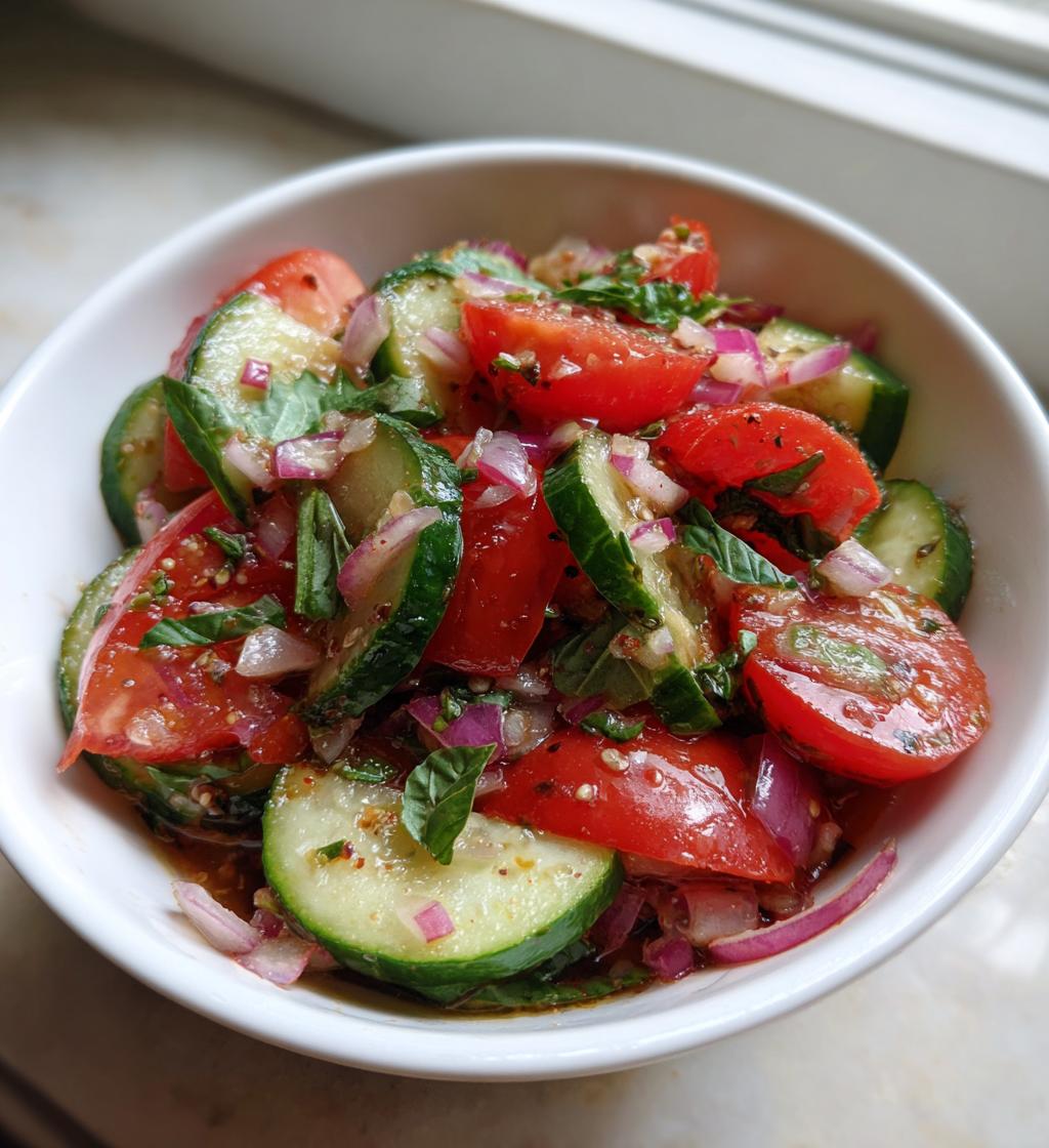 Tomat-agurkesalat