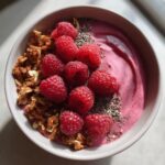 Hindbær smoothie bowl