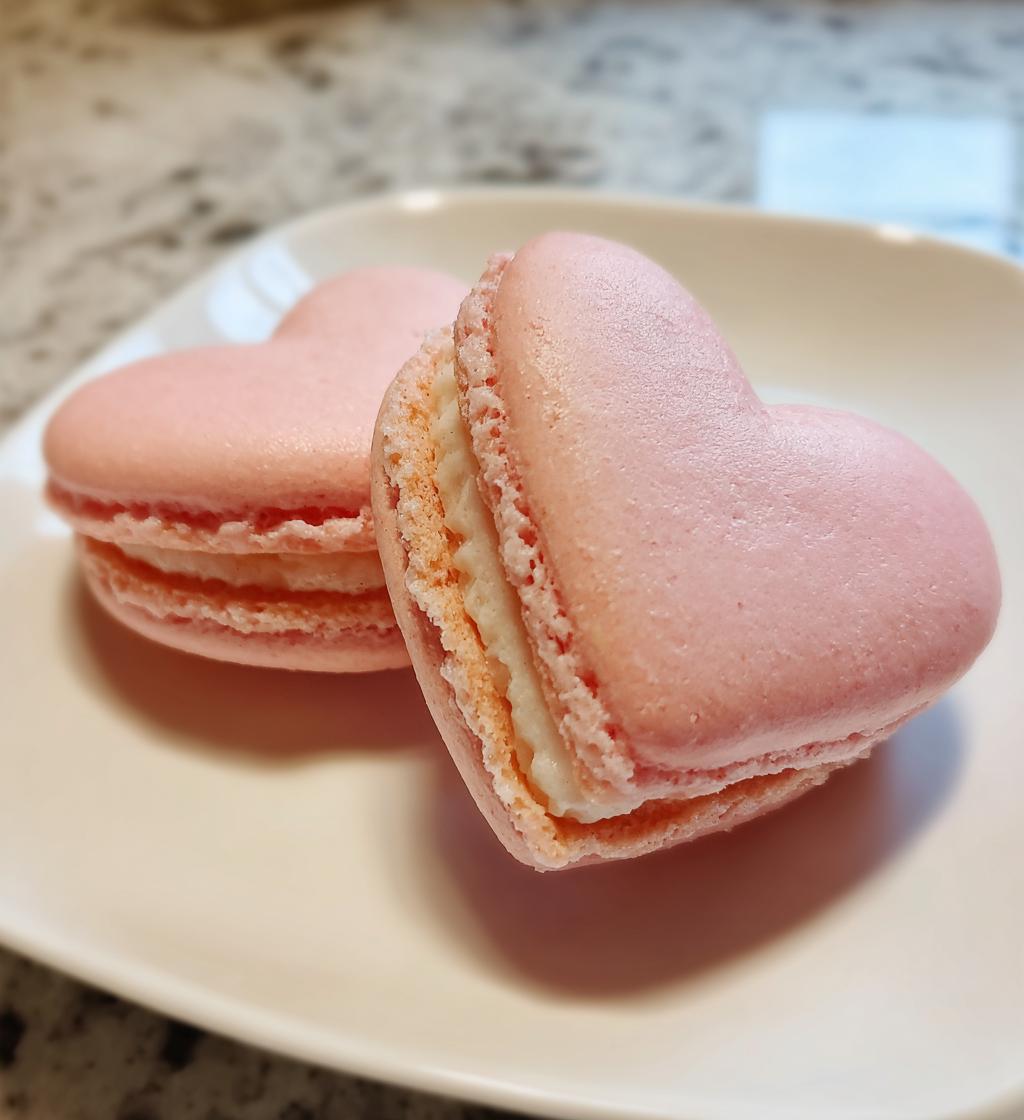 Hjerte macarons