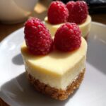 Mini hjerte cheesecake