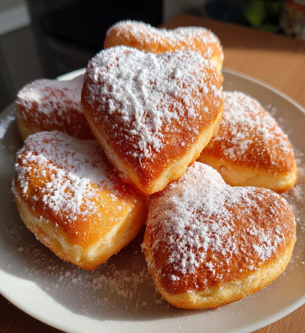 Mini hjerte-donuts