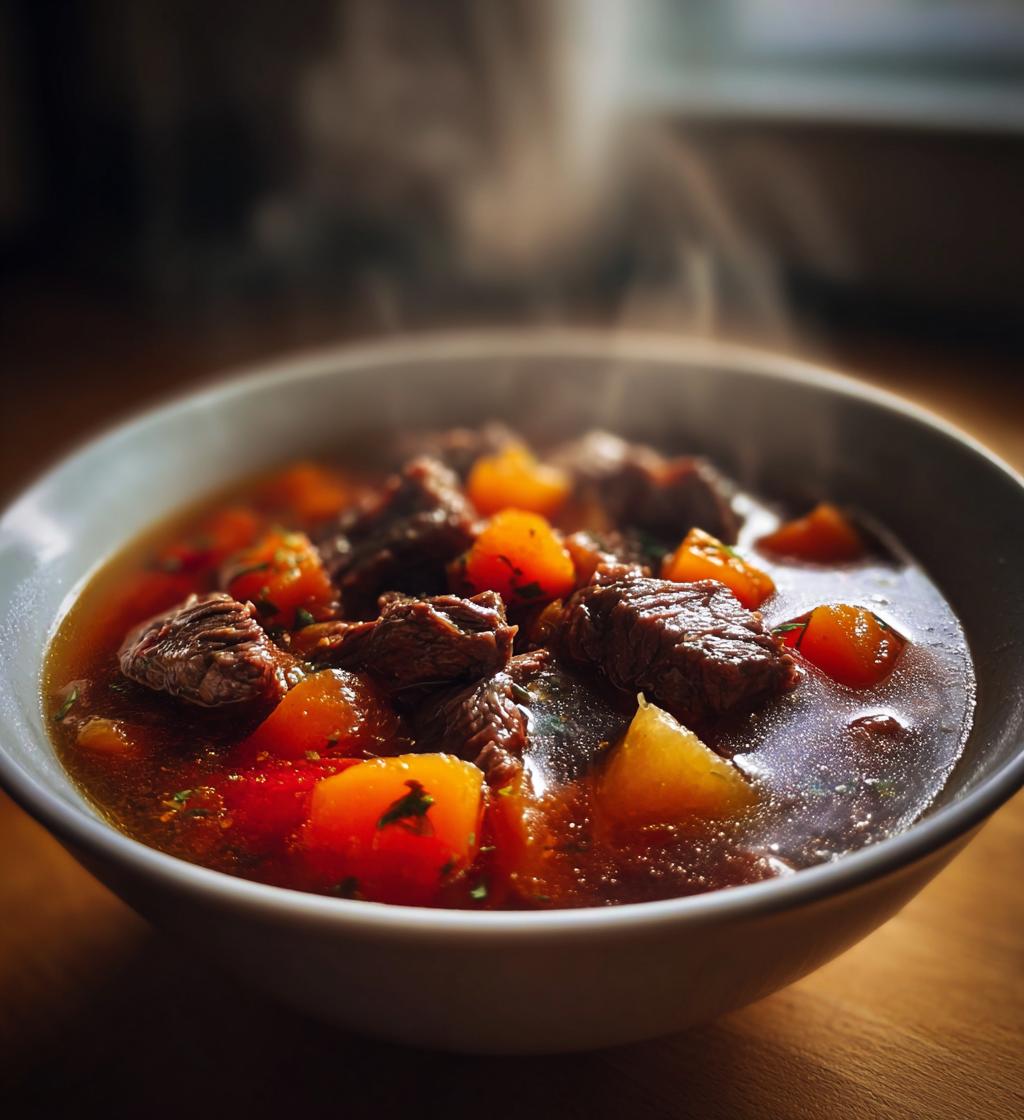 Oksekraft suppe