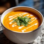 Sød kartoffel-gulerodssuppe