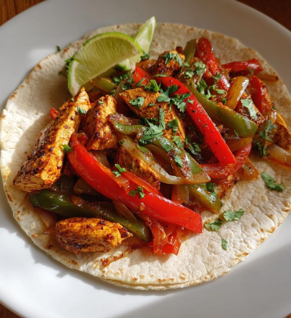 air fryer chicken fajitas