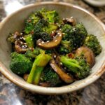 broccoli and mushroom stir fry