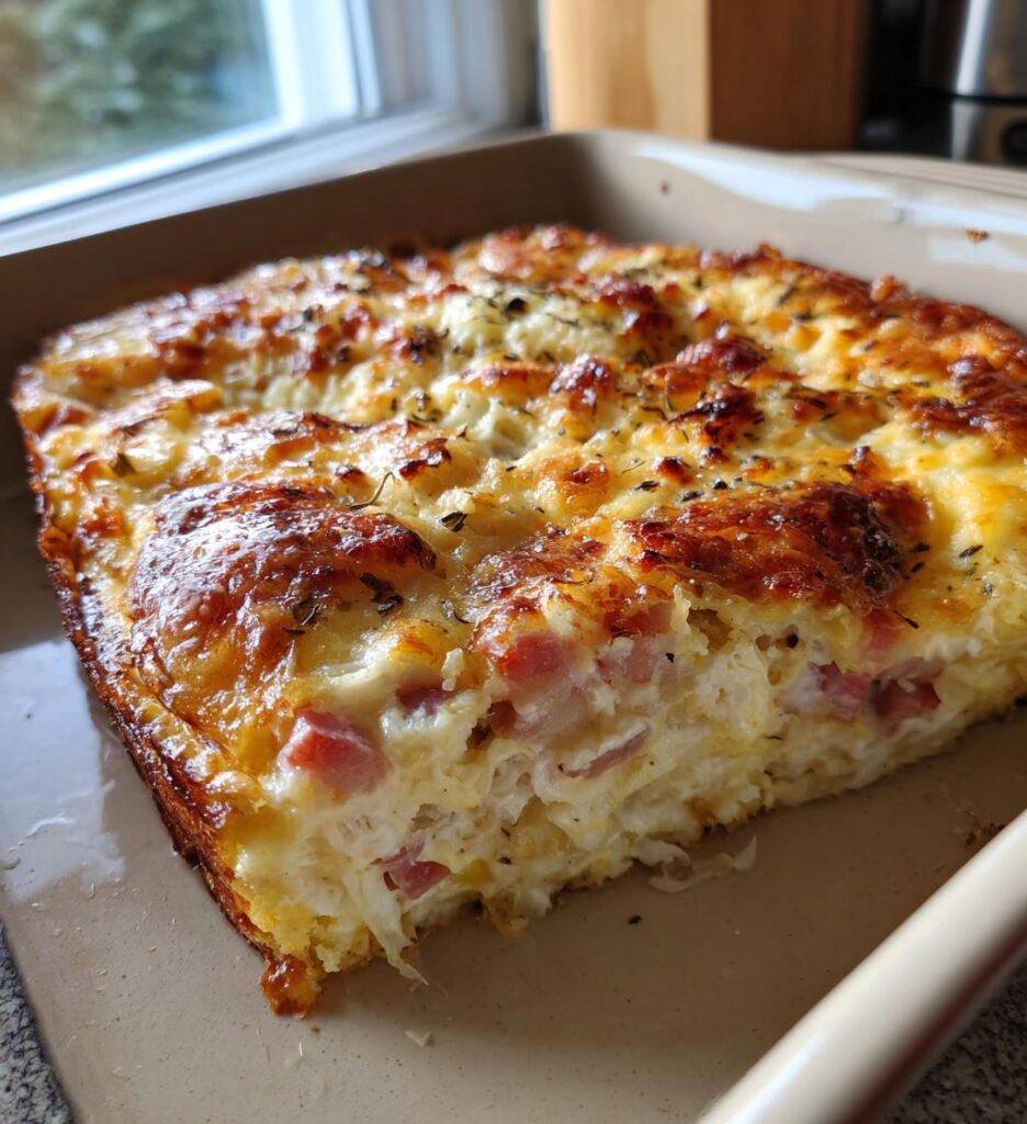 cheesy egg bake