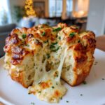 cheesy pull apart christmas tree bread