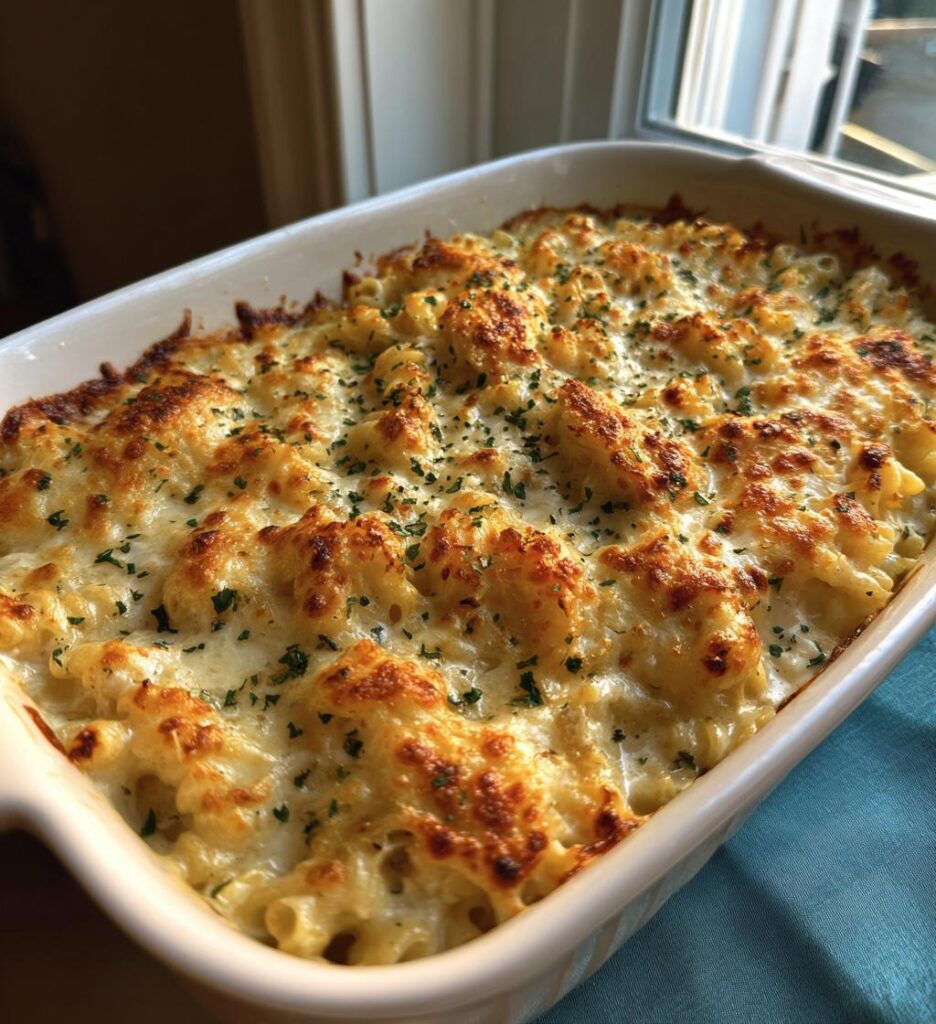 chicken alfredo bake