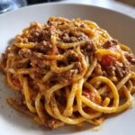 creamy rotel pasta with ground beef
