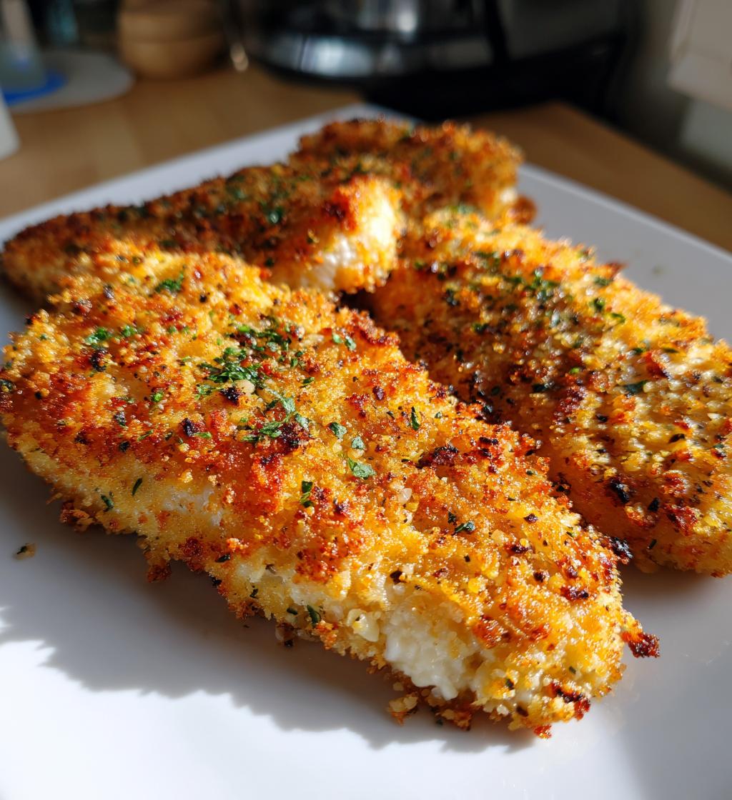 crispy garlic parmesan pork chops