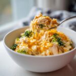 crockpot cheesy chicken broccoli rice