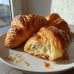 flaky homemade croissants