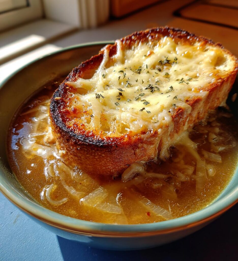 french onion chicken soup