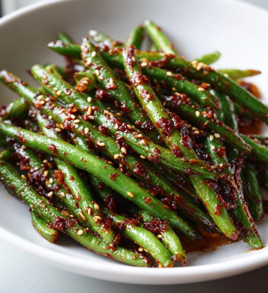 gochujang green beans