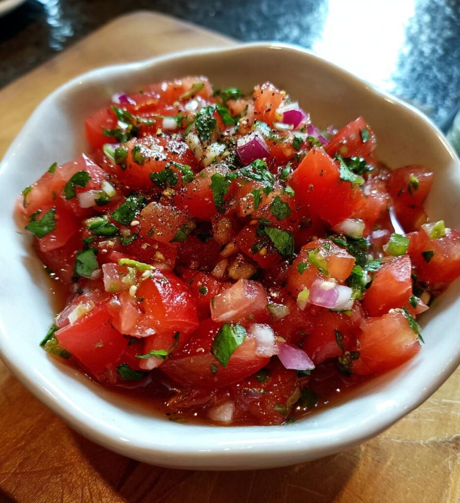 homemade salsa