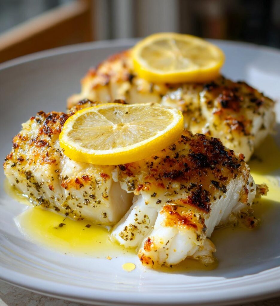 lemon parmesan cod