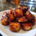 mustard hasselback kielbasa bites