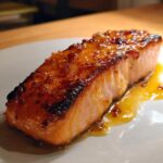 orange glazed salmon