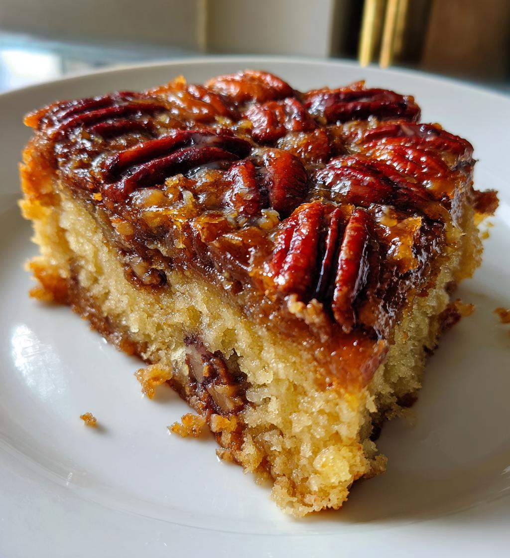 pecan upside down cake