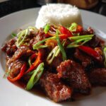 sticky ginger beef mince