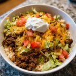 taco rice bowl