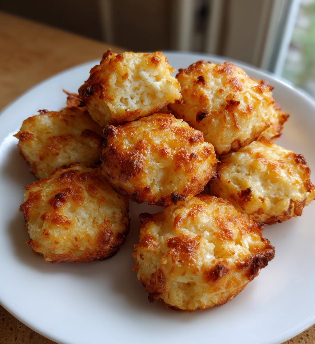 two ingredient cottage cheese tots
